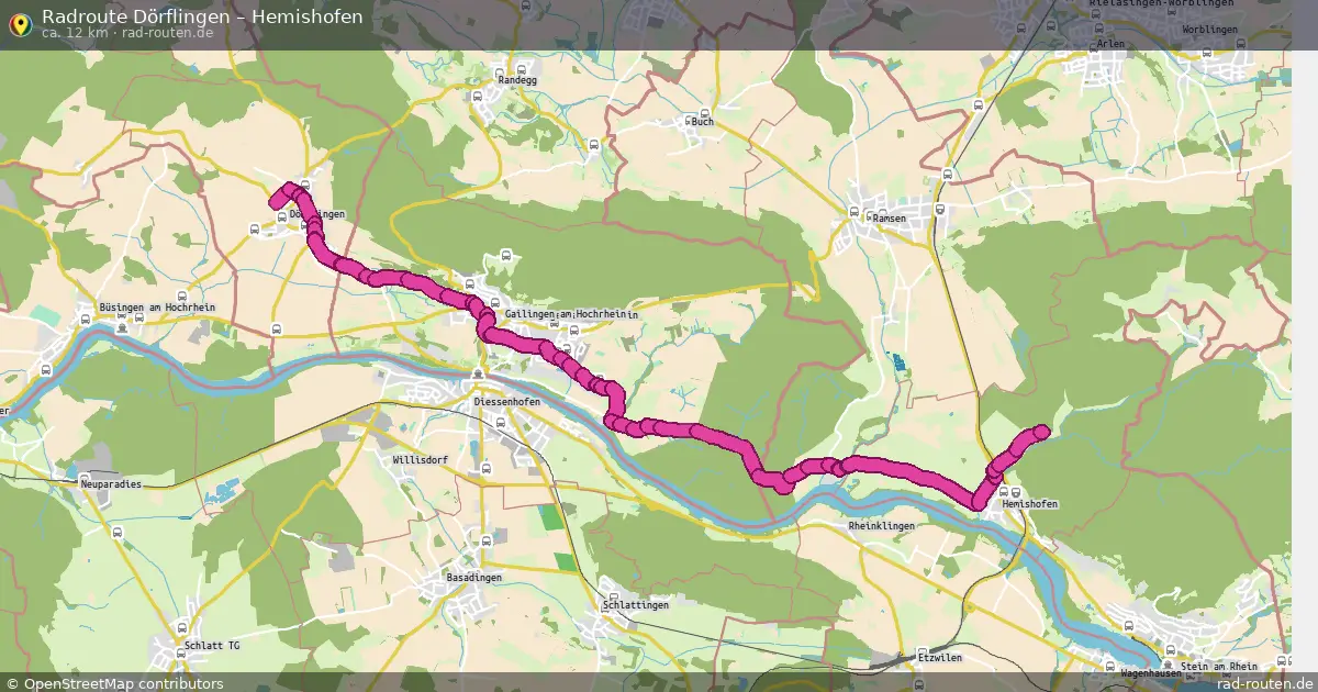 Radtour Dörflingen – Hemishofen