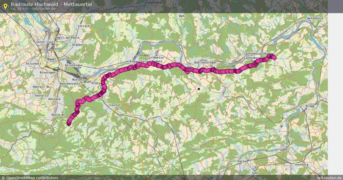 Radtour Hochwald – Mettauertal
