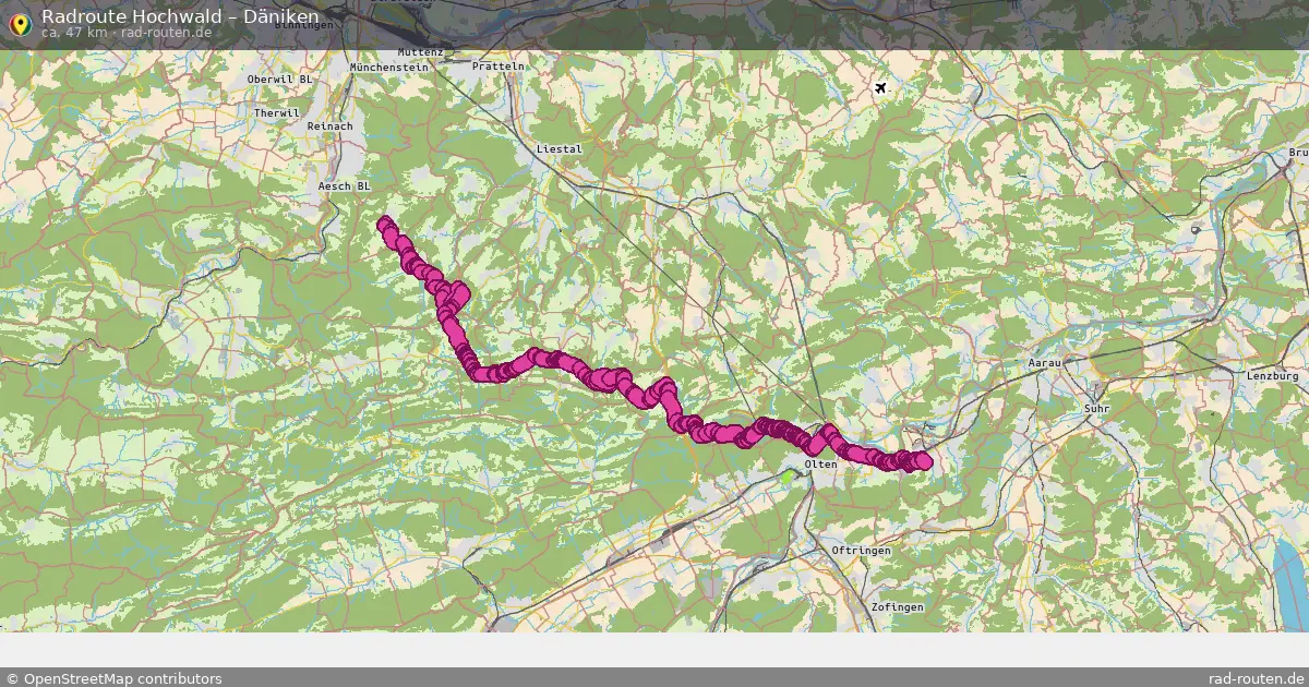 Radtour Hochwald – Däniken