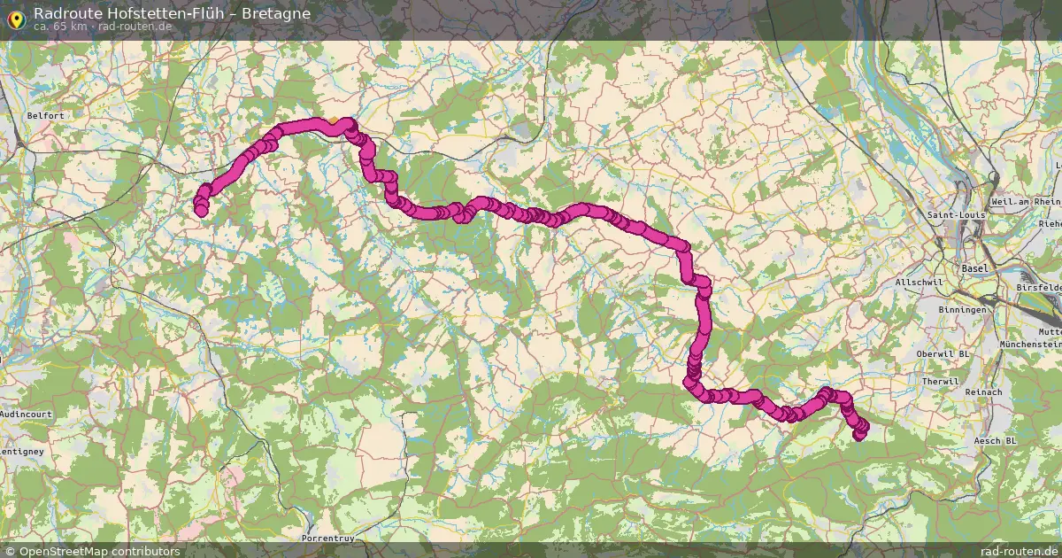 Radtour Hofstetten-Flüh – Bretagne