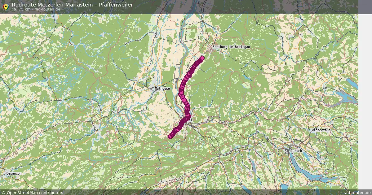 Radtour Metzerlen-Mariastein – Pfaffenweiler