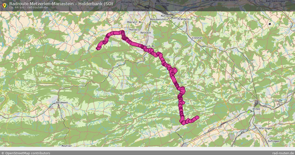 Radtour Metzerlen-Mariastein – Holderbank (So)