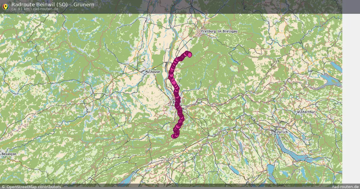 Radtour Beinwil (So) – Grunern