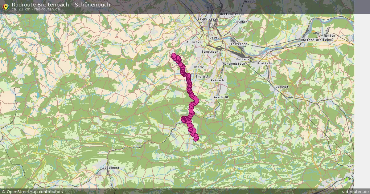 Radtour Breitenbach – Schönenbuch
