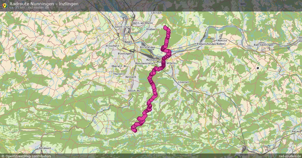 Radtour Nunningen – Inzlingen