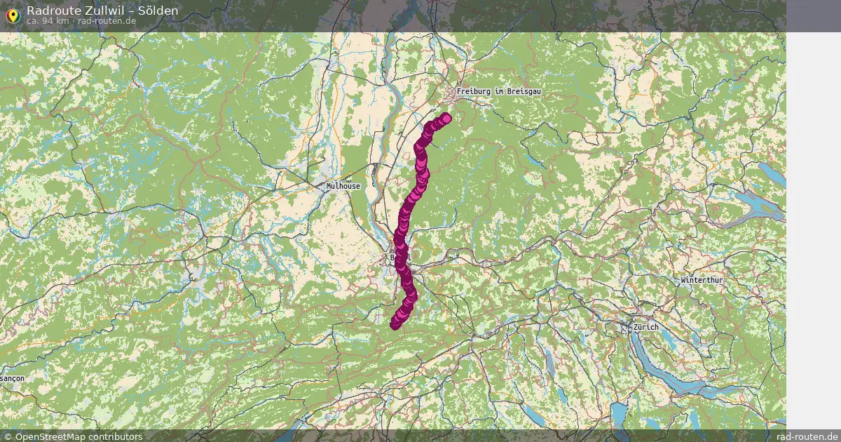 Radtour Zullwil – Sölden
