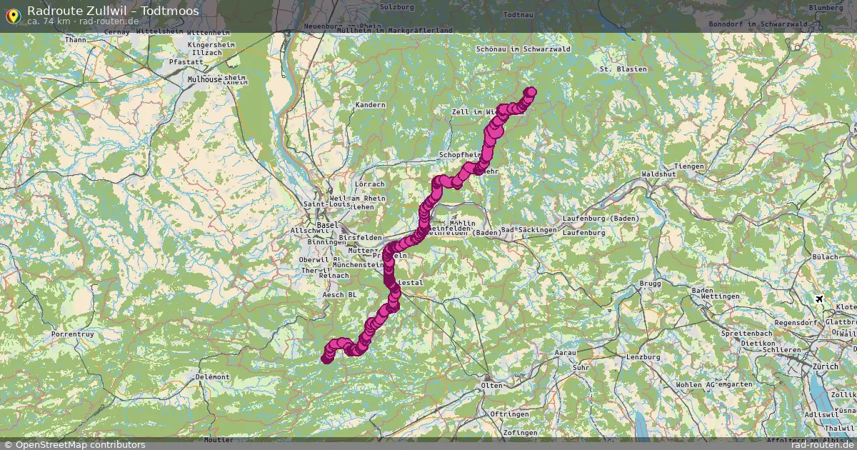 Radtour Zullwil – Todtmoos