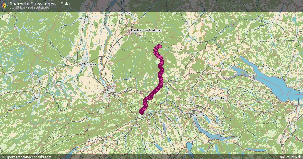 Radtour Stüsslingen – Saig