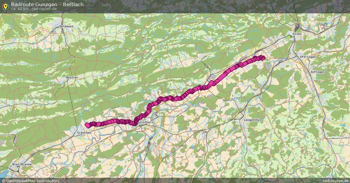 Radtour Gunzgen – Bettlach