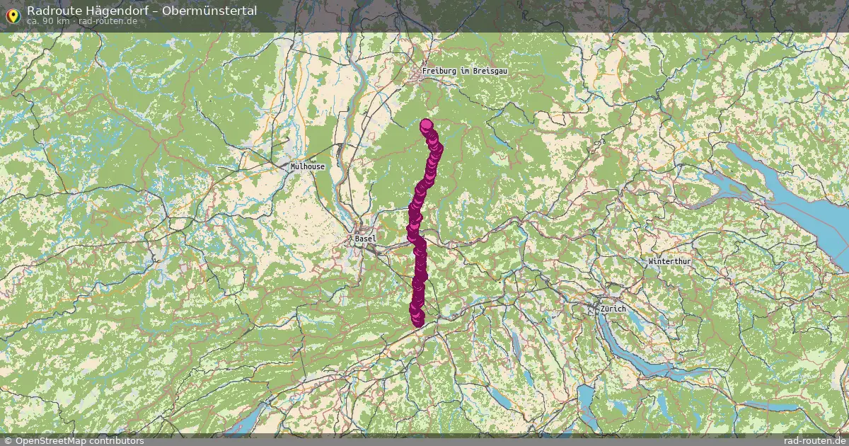 Radtour Hägendorf – Obermünstertal
