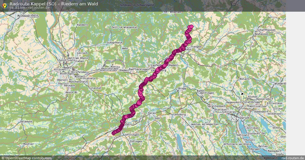 Radtour Kappel (So) – Riedern Am Wald