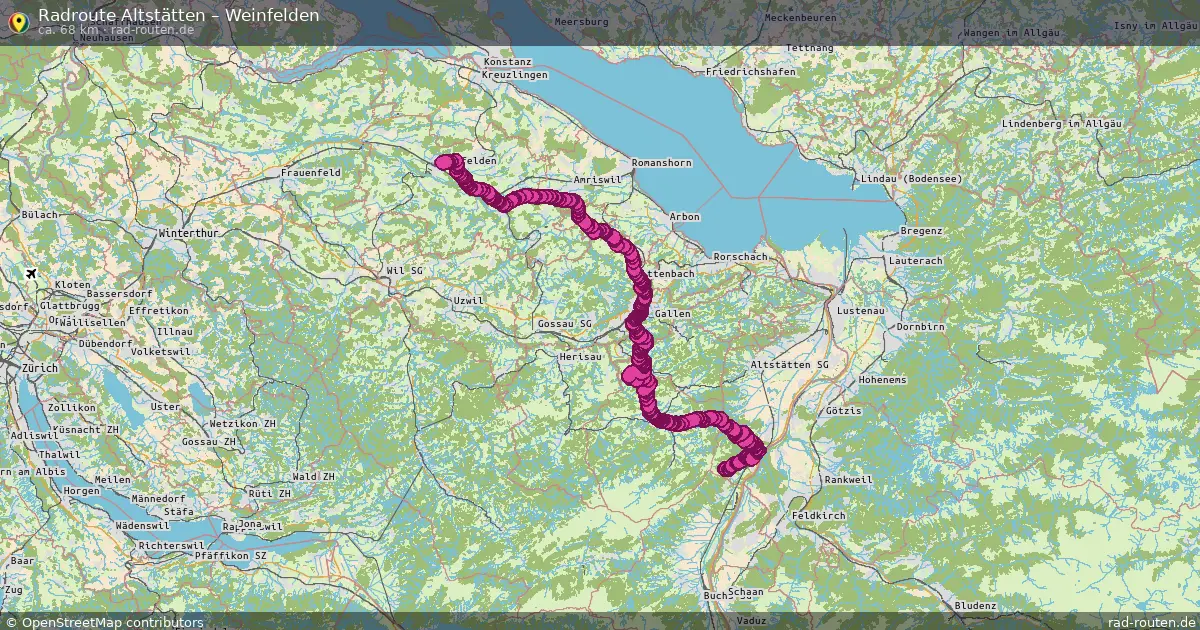 Radtour Altstätten – Weinfelden