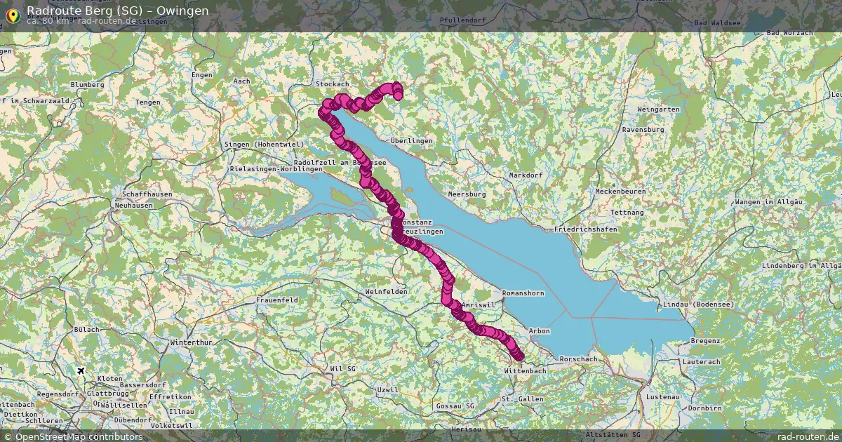 Radtour Berg (Sg) – Owingen