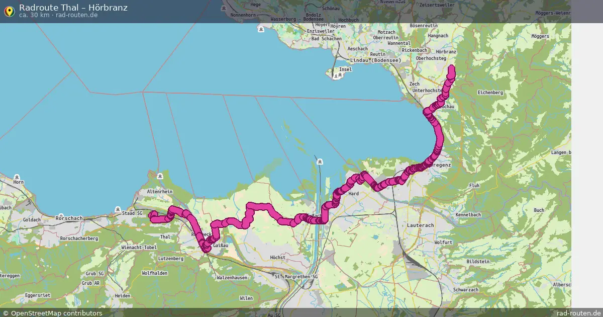 Radtour Thal – Hörbranz
