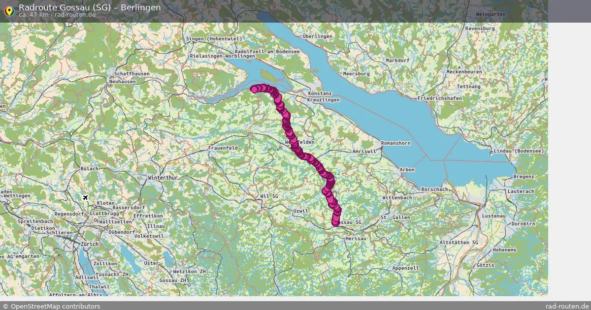Radtour Gossau (Sg) – Berlingen