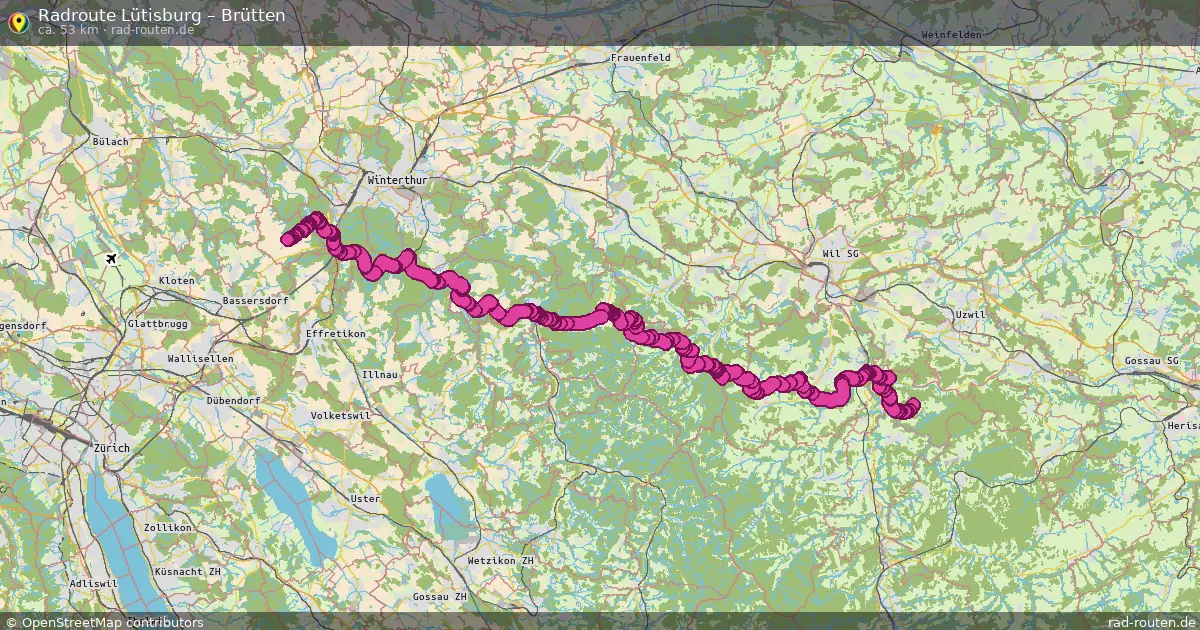 Radtour Lütisburg – Brütten
