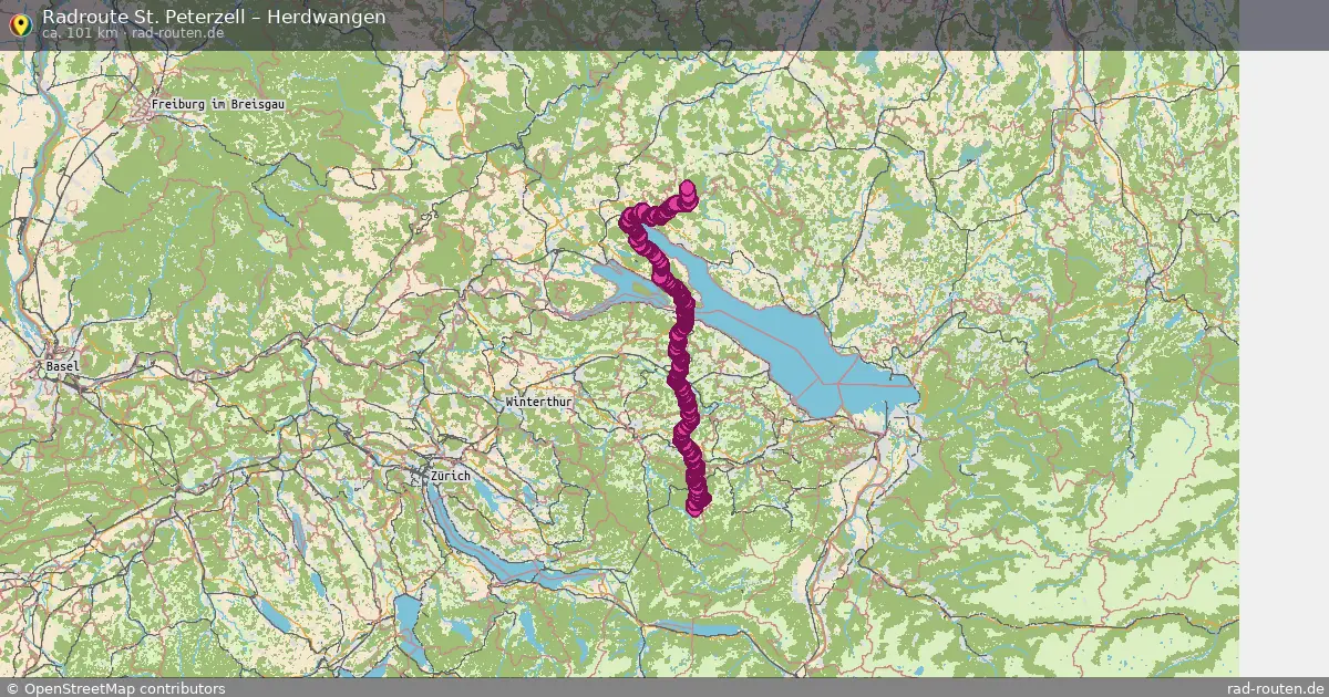 Radtour St. Peterzell – Herdwangen