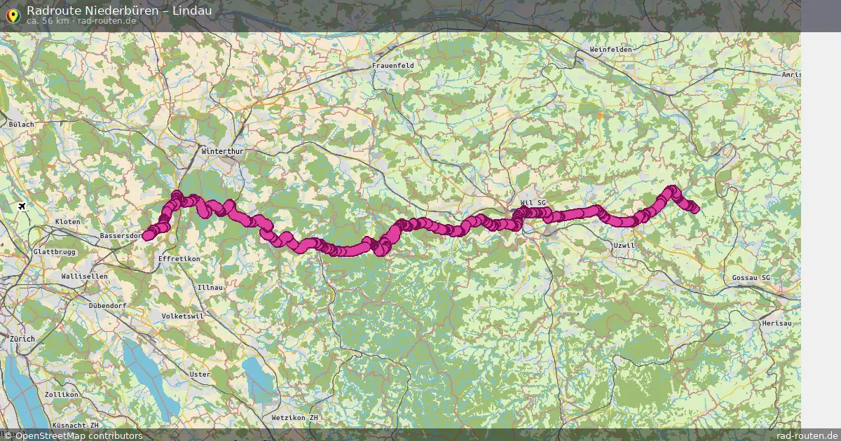 Radtour Niederbüren – Lindau