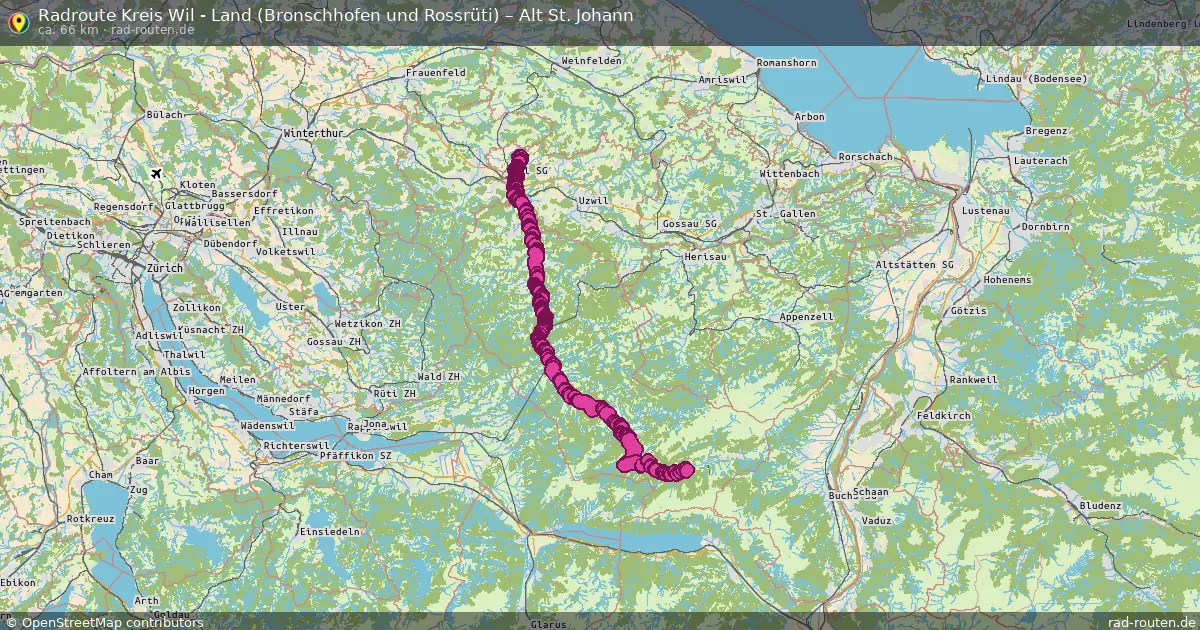Radtour Kreis Wil - Land (Bronschhofen Und Rossrüti) – Alt St. Johann