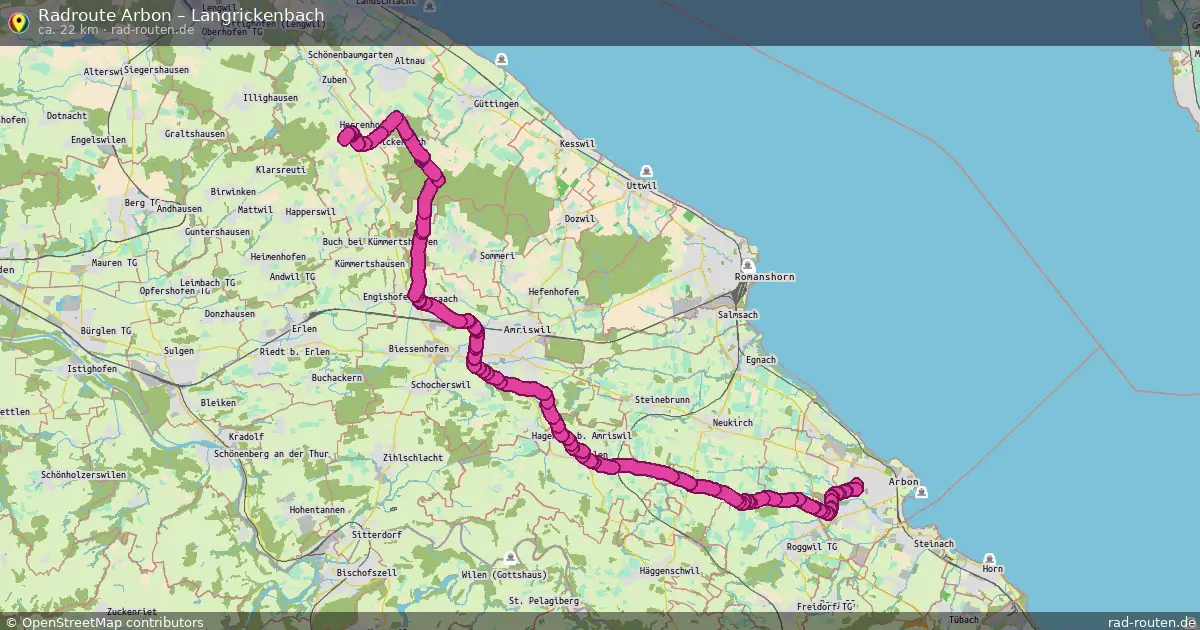 Radtour Arbon – Langrickenbach