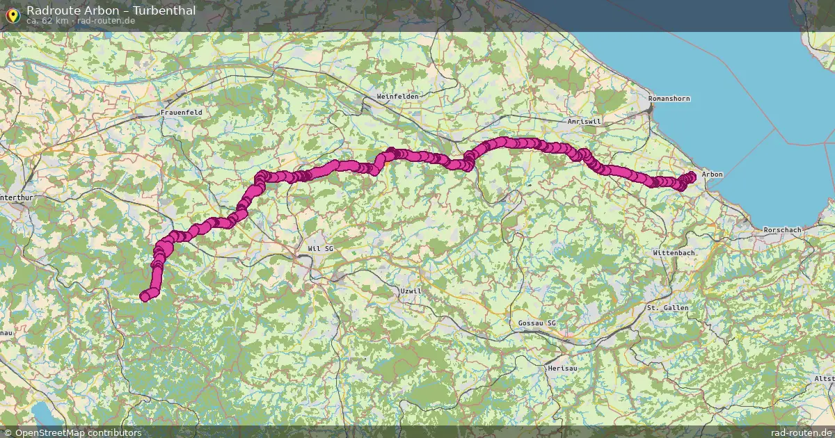 Radtour Arbon – Turbenthal