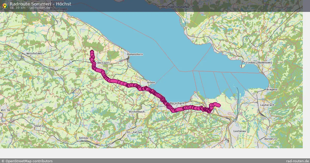 Radtour Sommeri – Höchst