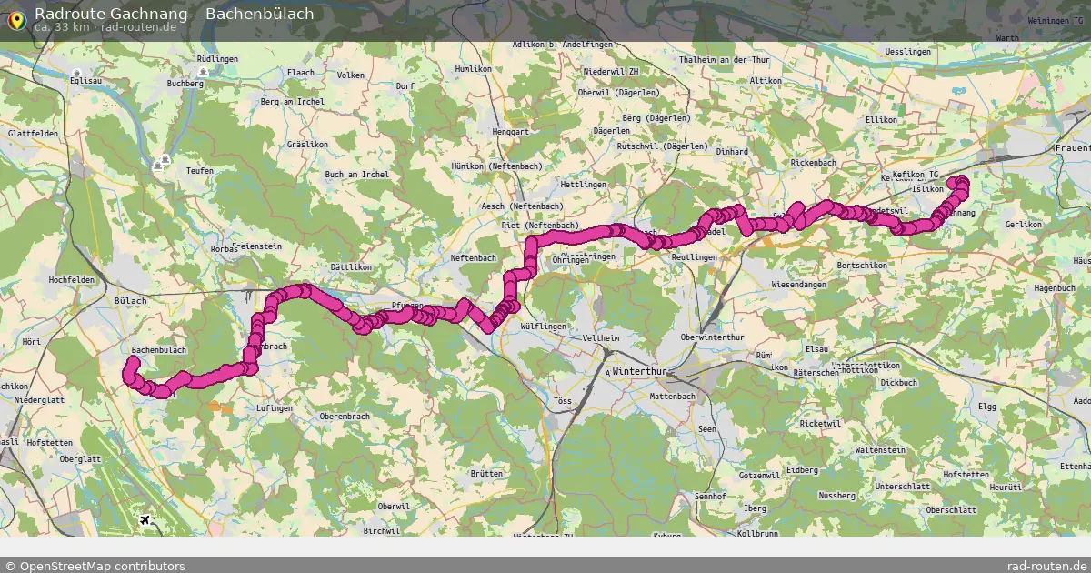 Radtour Gachnang – Bachenbülach