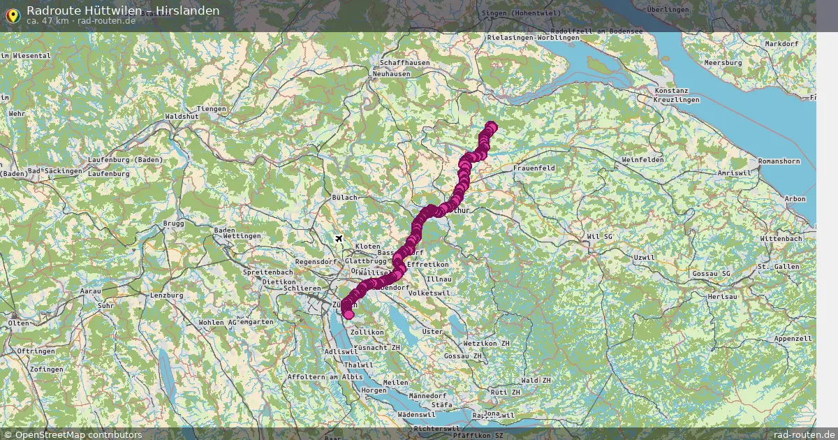 Radtour Hüttwilen – Hirslanden