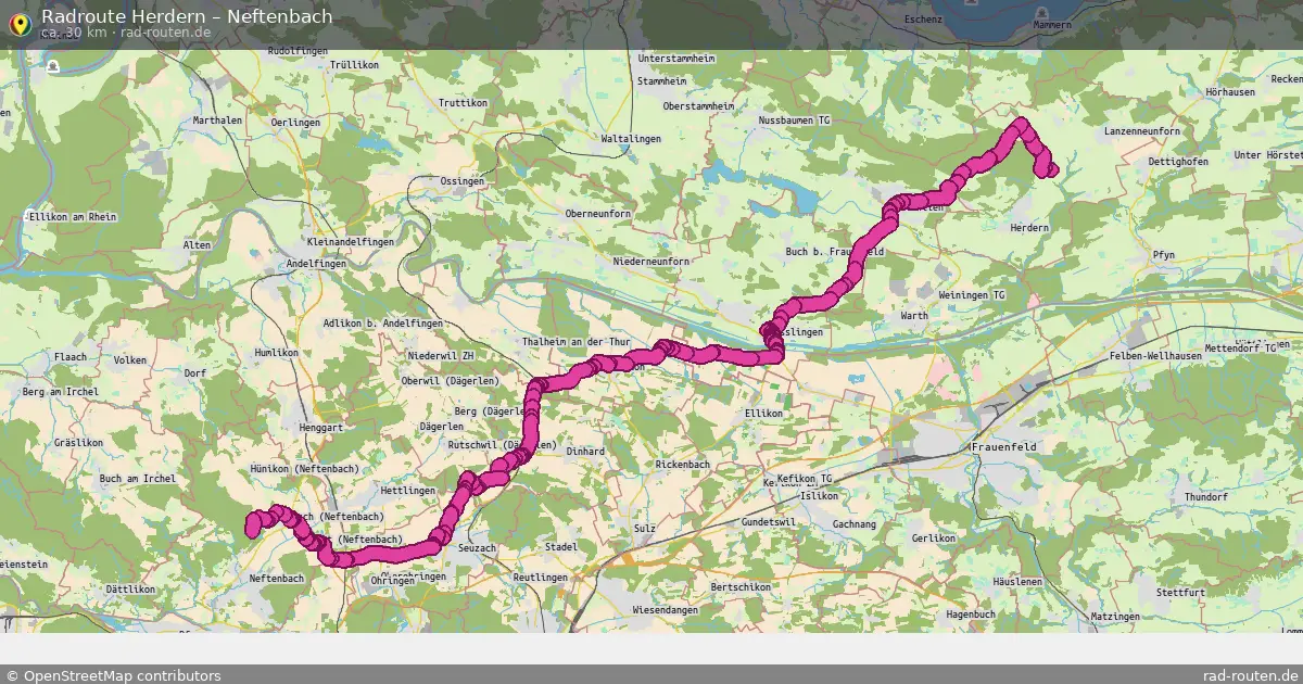 Radtour Herdern – Neftenbach