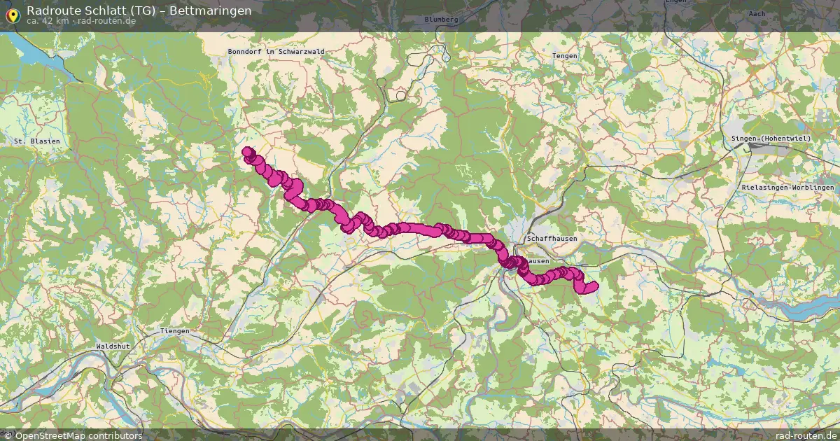 Radtour Schlatt (Tg) – Bettmaringen