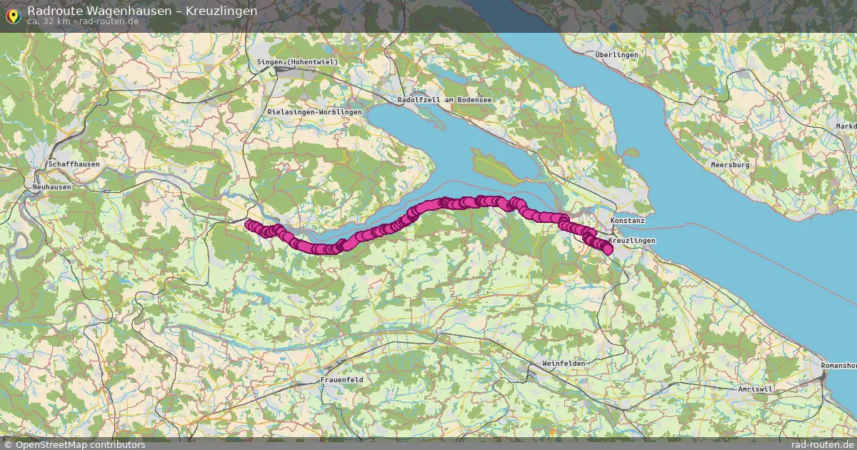 Radtour Wagenhausen – Kreuzlingen