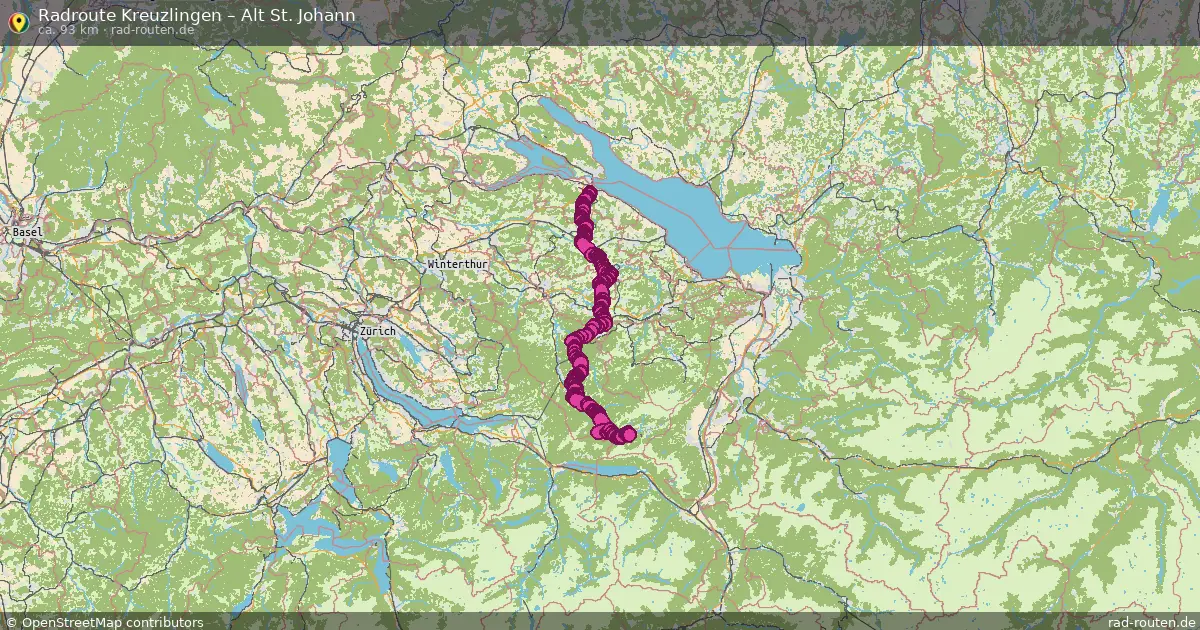 Radtour Kreuzlingen – Alt St. Johann
