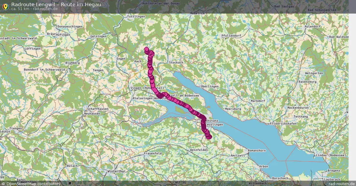 Fahrradroute Lengwil – Reute Im Hegau (50 km) – Rad-Routen.de
