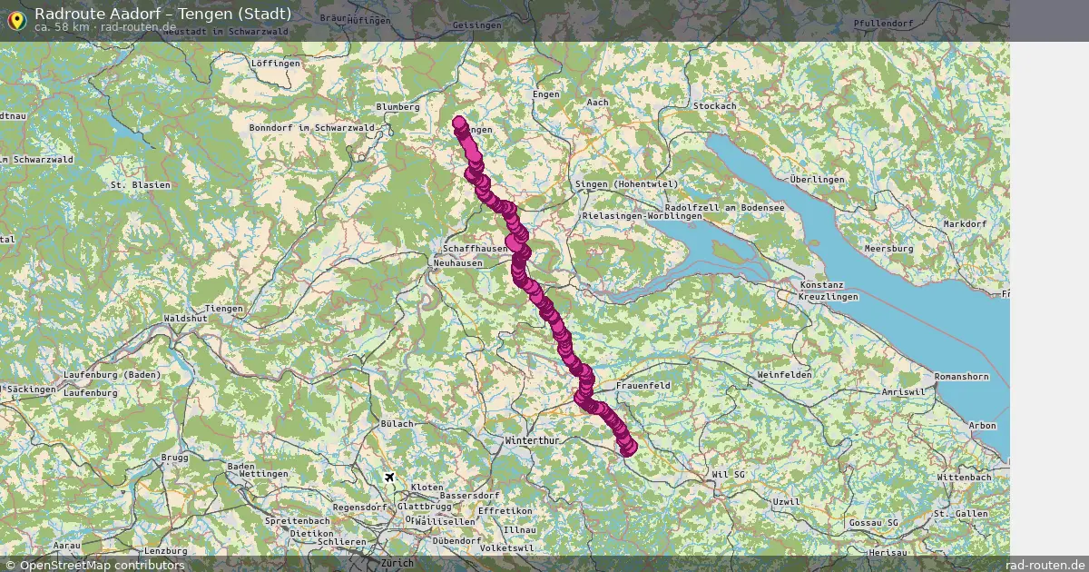 Radtour Aadorf – Tengen (Stadt)