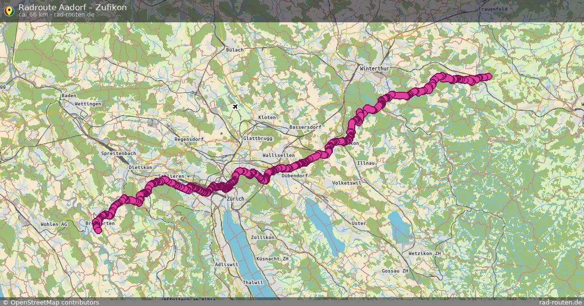 Radtour Aadorf – Zufikon