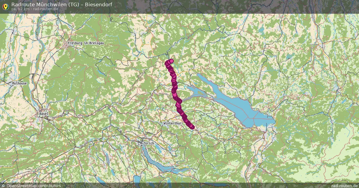 Radtour Münchwilen (Tg) – Biesendorf