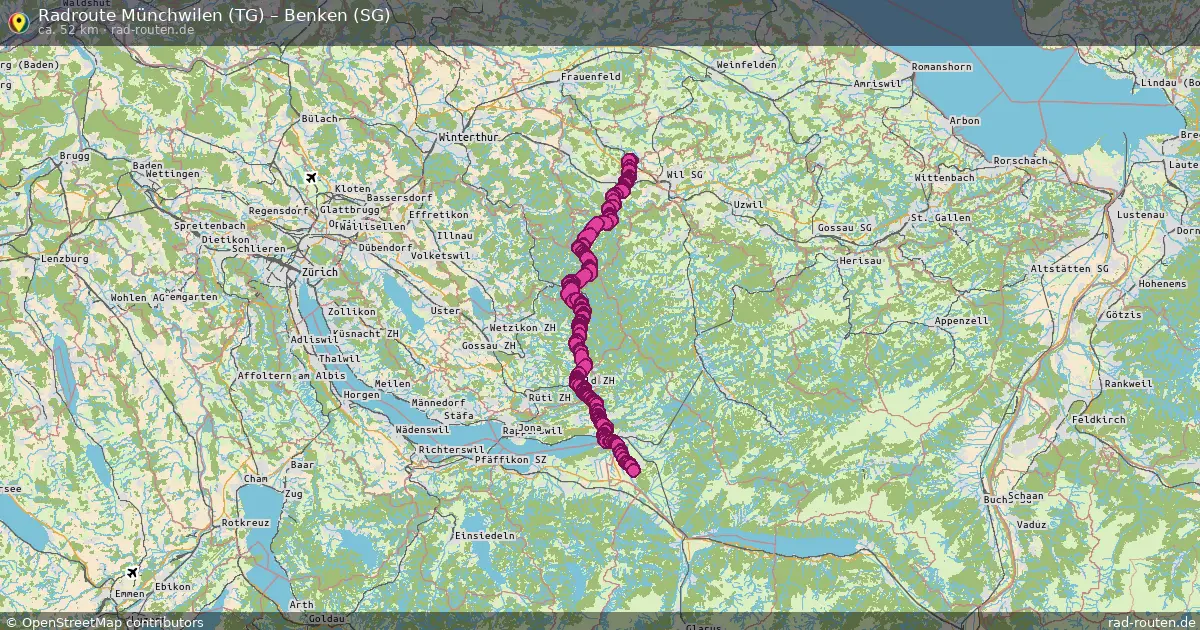 Radtour Münchwilen (Tg) – Benken (Sg)