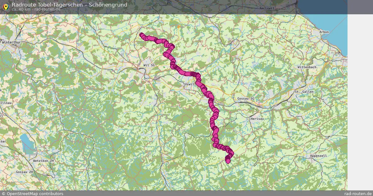 Radtour Tobel-Tägerschen – Schönengrund