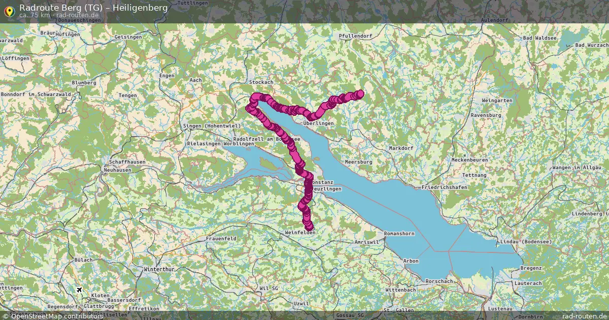 Radtour Berg (Tg) – Heiligenberg