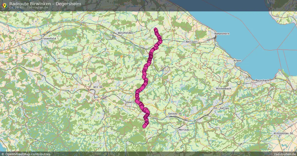 Radtour Birwinken – Degersheim