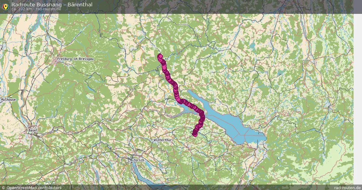 Radtour Bussnang – Bärenthal