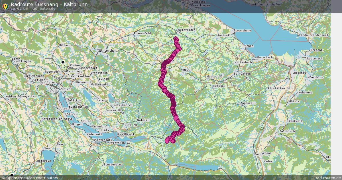 Radtour Bussnang – Kaltbrunn