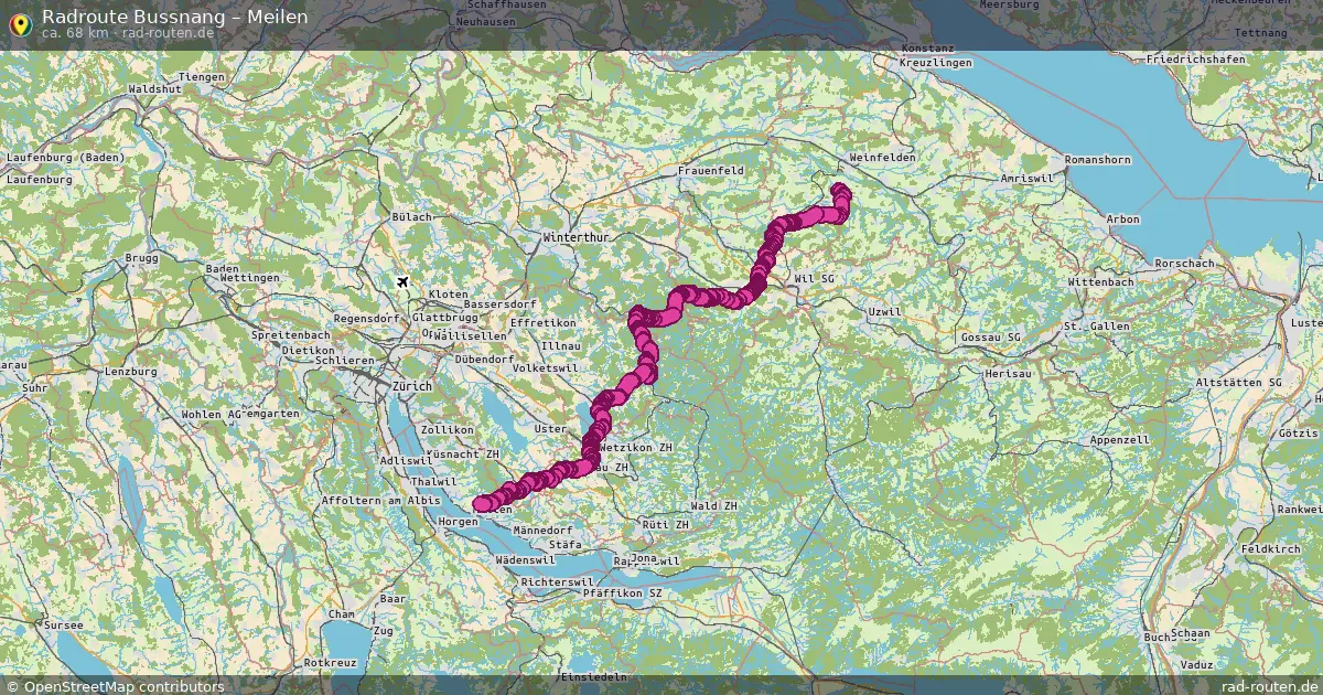 Radtour Bussnang – Meilen