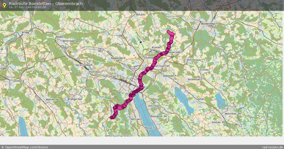 Radtour Bonstetten – Oberembrach