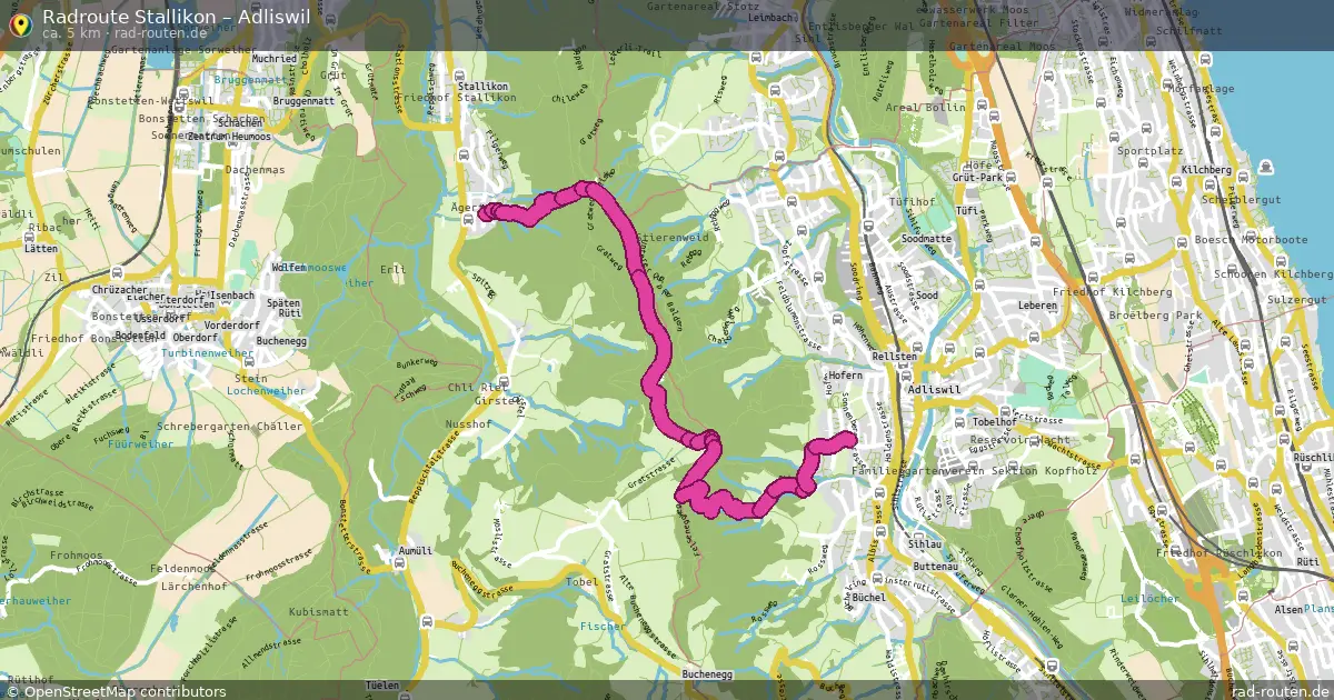 Radtour Stallikon – Adliswil