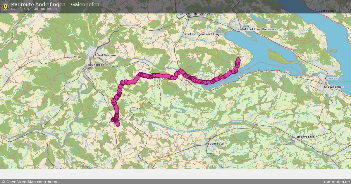 Radtour Andelfingen – Gaienhofen