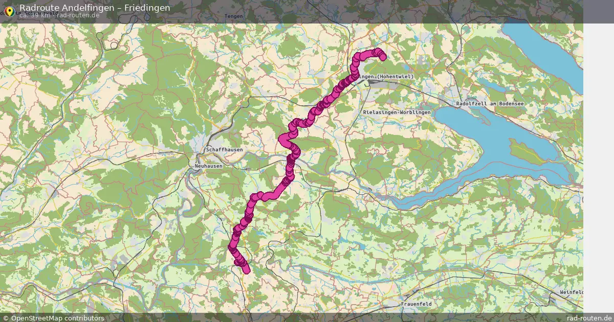 Radtour Andelfingen – Friedingen