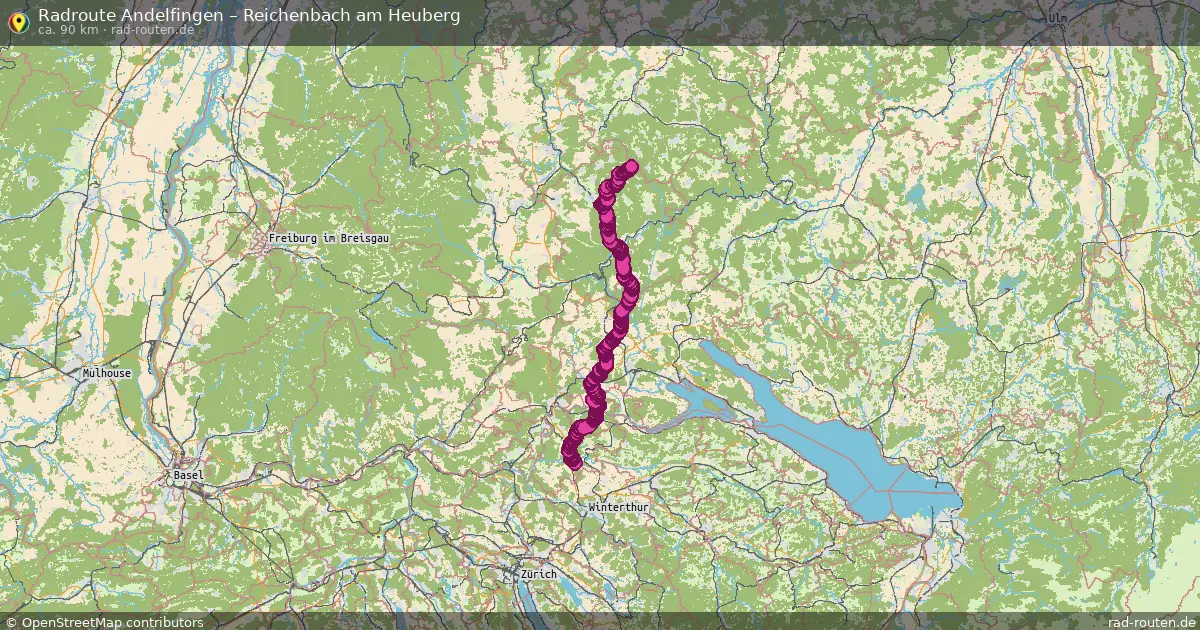 Radtour Andelfingen – Reichenbach Am Heuberg