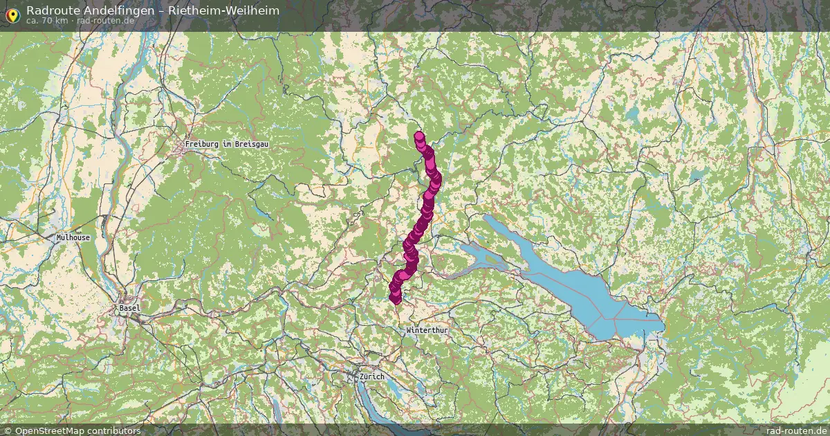 Radtour Andelfingen – Rietheim-Weilheim