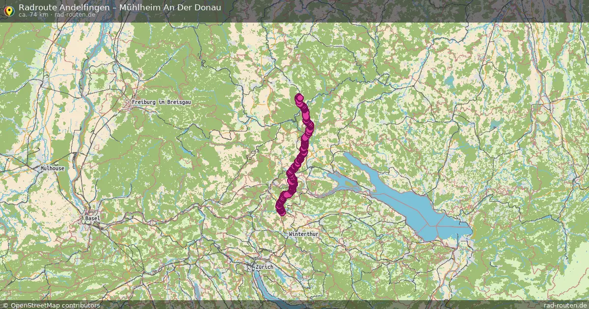 Radtour Andelfingen – Mühlheim An Der Donau